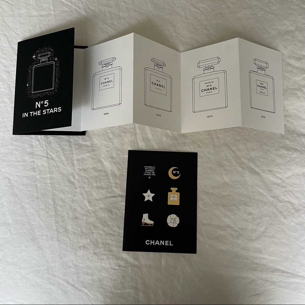 {Chanel} 🔷 Coloring postcards booklet and stickers
